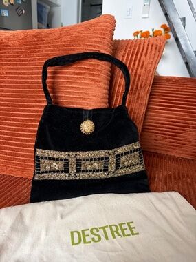 Destree Embroidered Shoulder Bag
